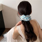 Gifty - Sweet Floral Pattern Polyester Hair Tie Scrunchie
