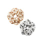 Gifty - Letter Print Satin Scrunchie