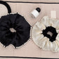Gifty - Ruffled Lace Hair Scrunchie