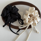 Gifty - Satin Bow Ribbon Oversized Scrunchie