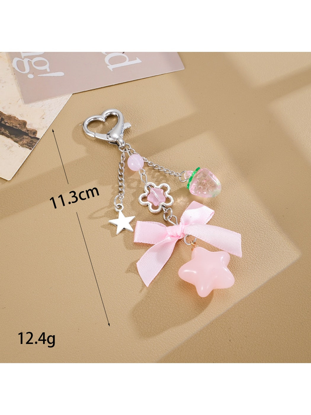 Keypus - Sweet Bow Charm Bag Hanging Decorative Keychain