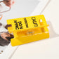 Beau - Yellow Caution Sign Shaped Claw Clip