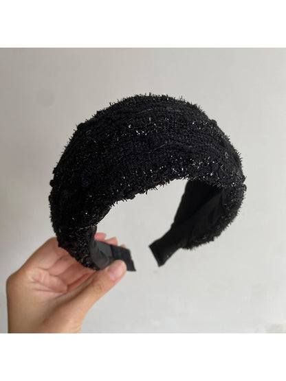 Beau - Knitted Thickened Crown Wide Headband