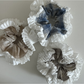 Gifty - Ruffled Minimalist Polyester Hair Scrunchie