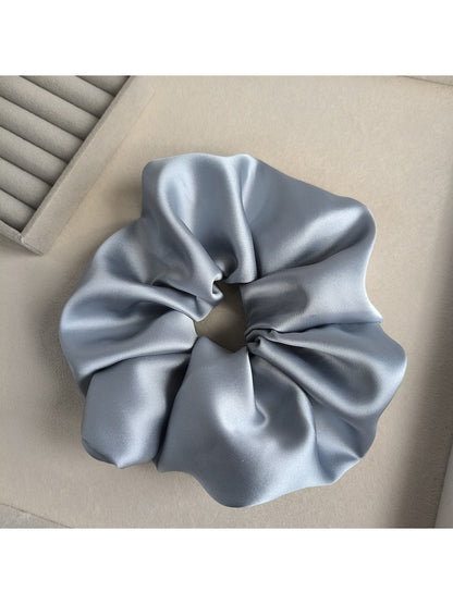 Gifty - Elegant Solid Color Satin Scrunchie