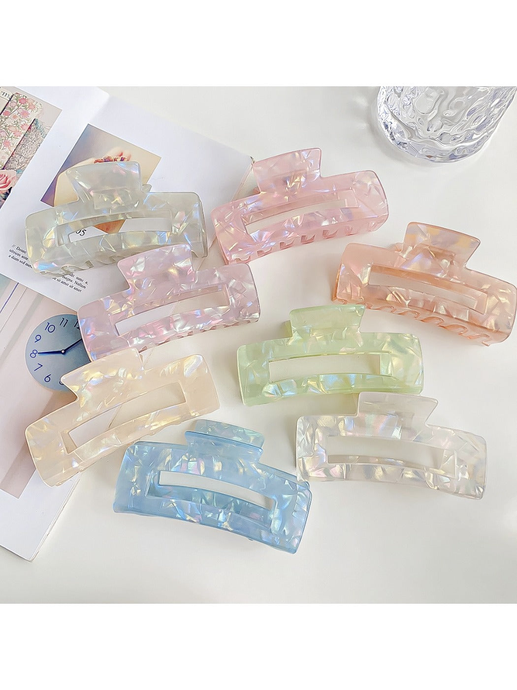 Beau - Minimalist Iridescent Hair Clip