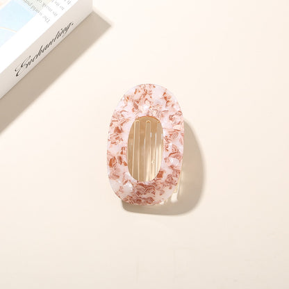 Beau - Women's Acetate Oval Hair Clip