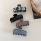 Beau - Square Acrylic Metal Hair Claw Clip