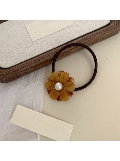 Gifty - Floral Acetate Elastic Hair Tie