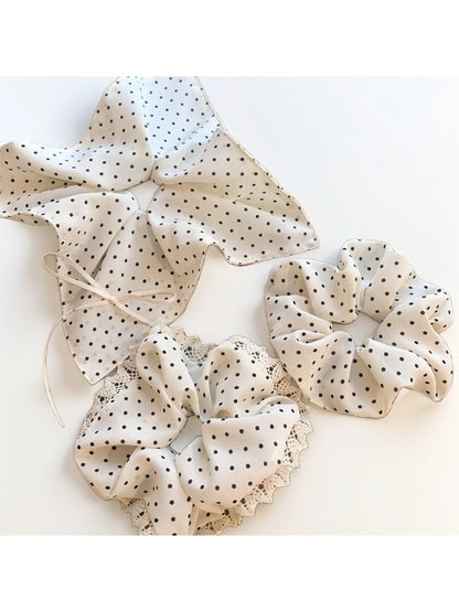 Gifty - Sweet Polka Dot Scrunchies