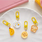 Keypus - Cute Breakfast Plate Pendant Keychain