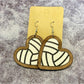 Earedge - Wooden Heart Sport Earrings