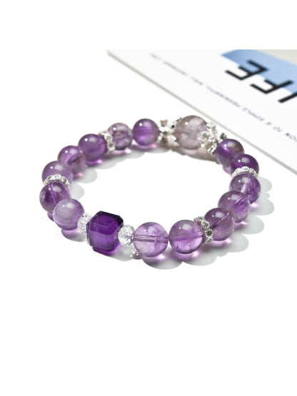 Lovra crystal beaded bracelet worn on wrist showcasing its delicate design