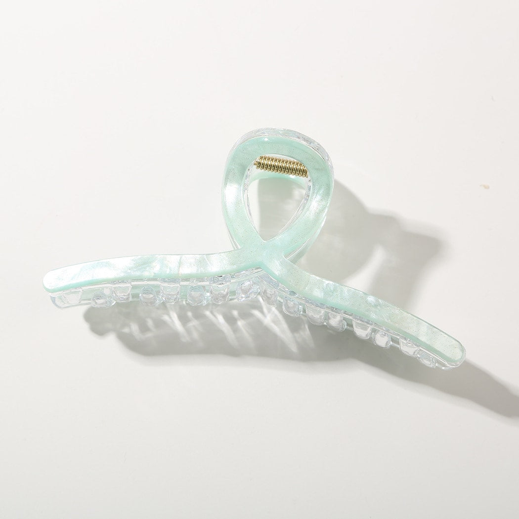 Beau - Acetate Fiber Loop Line Women Claw Clip