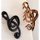 Beau - Glossy Music Note Design Claw Clip