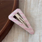 Beau - Fabric Cutout Triangle Hair Clip