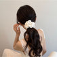 Gifty - Polyester Bow Sparkle Detail Scrunchie Hair Tie