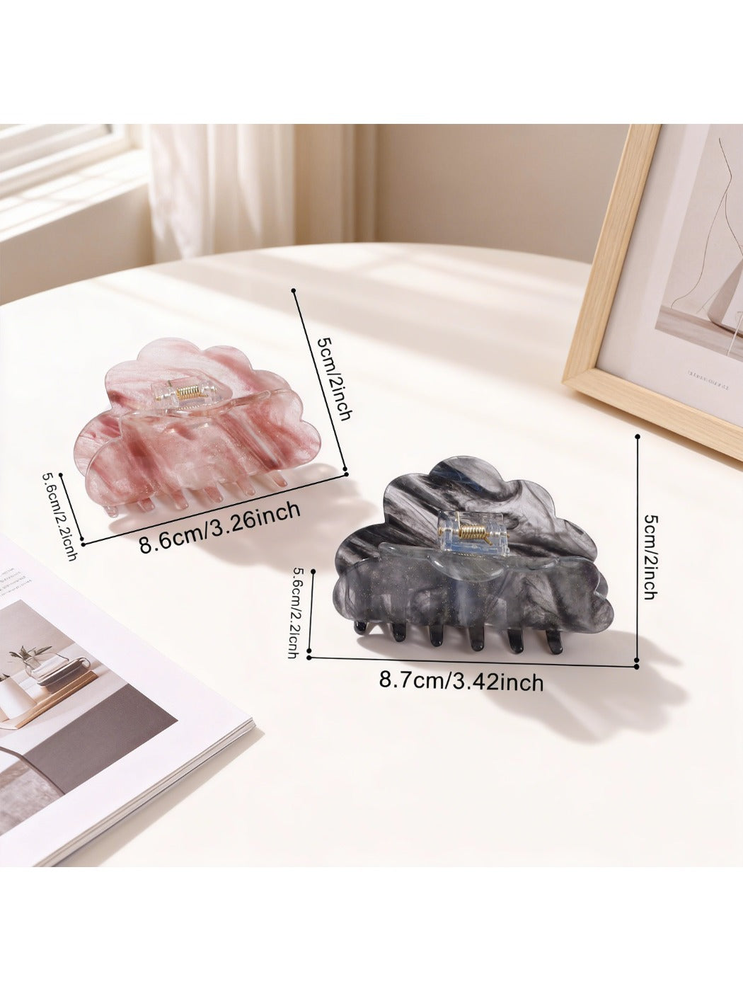 Beau - Stylish Cloud Shaped Hair Claw Clip