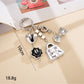 Keypus - Acrylic Alloy Bag and Bow Pendant Keychain
