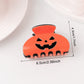 Beau - Glossy Halloween Pumpkin Claw Clip