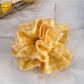 Gifty - Sweet Yellow Gingham Scrunchie