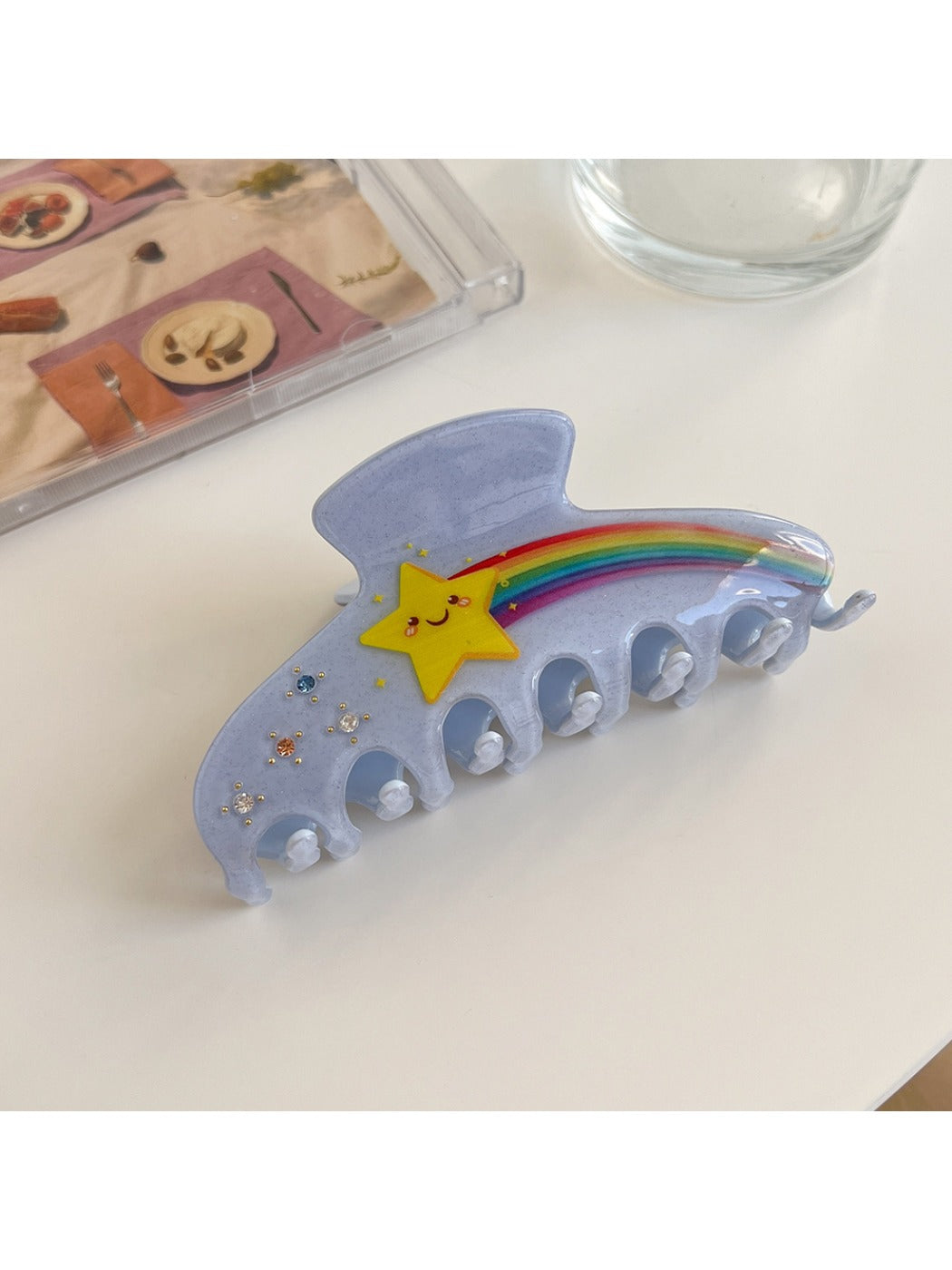 Beau - Rainbow Star Hair Clip