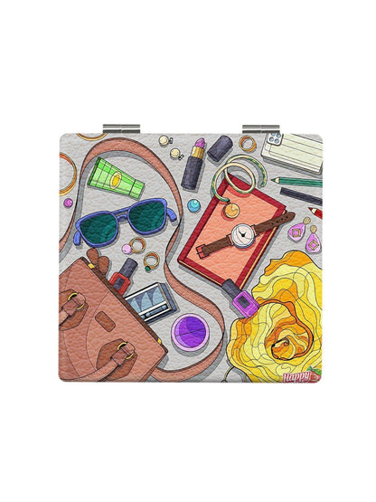 Mirroray - Cartoon Style Foldable Makeup Mirror
