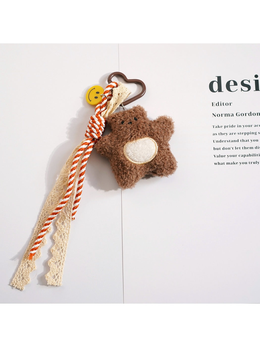 Keypus - Plush Star Bear Keychain