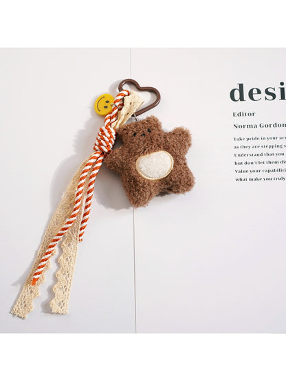 Keypus - Plush Star Bear Keychain