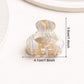 Beau - Glossy Striped Openwork Claw Clip
