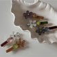 Beau - Irregular Floral Side Styling Plastic Hair Clip