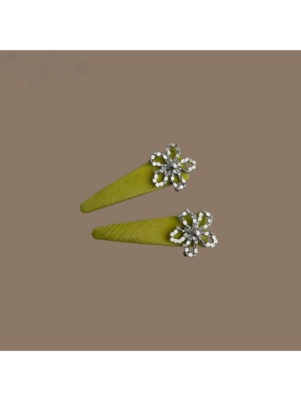 Beau - Sweet Style Flower Detail Alloy Hair Clip