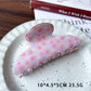 Beau - Floral Print Acetate Fiber Claw Clip