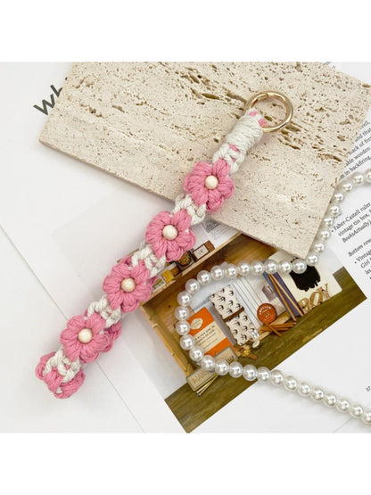 Keypus - Crochet Daisy Flower Keychain