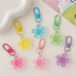 Keypus - Cute Solid Color Cherry Blossom Keychain