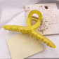 Beau - Essential Solid Color Crisscross Design Claw Clip