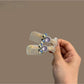 Beau artistic acetate hair clip shaped like a comb with tortoiseshell pattern