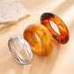 Close-up of Lovra vintage polished irregular bangle bracelet showing texture