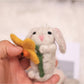 Feltery - Cute 3D Bunny Plush Keychain Bag Charm