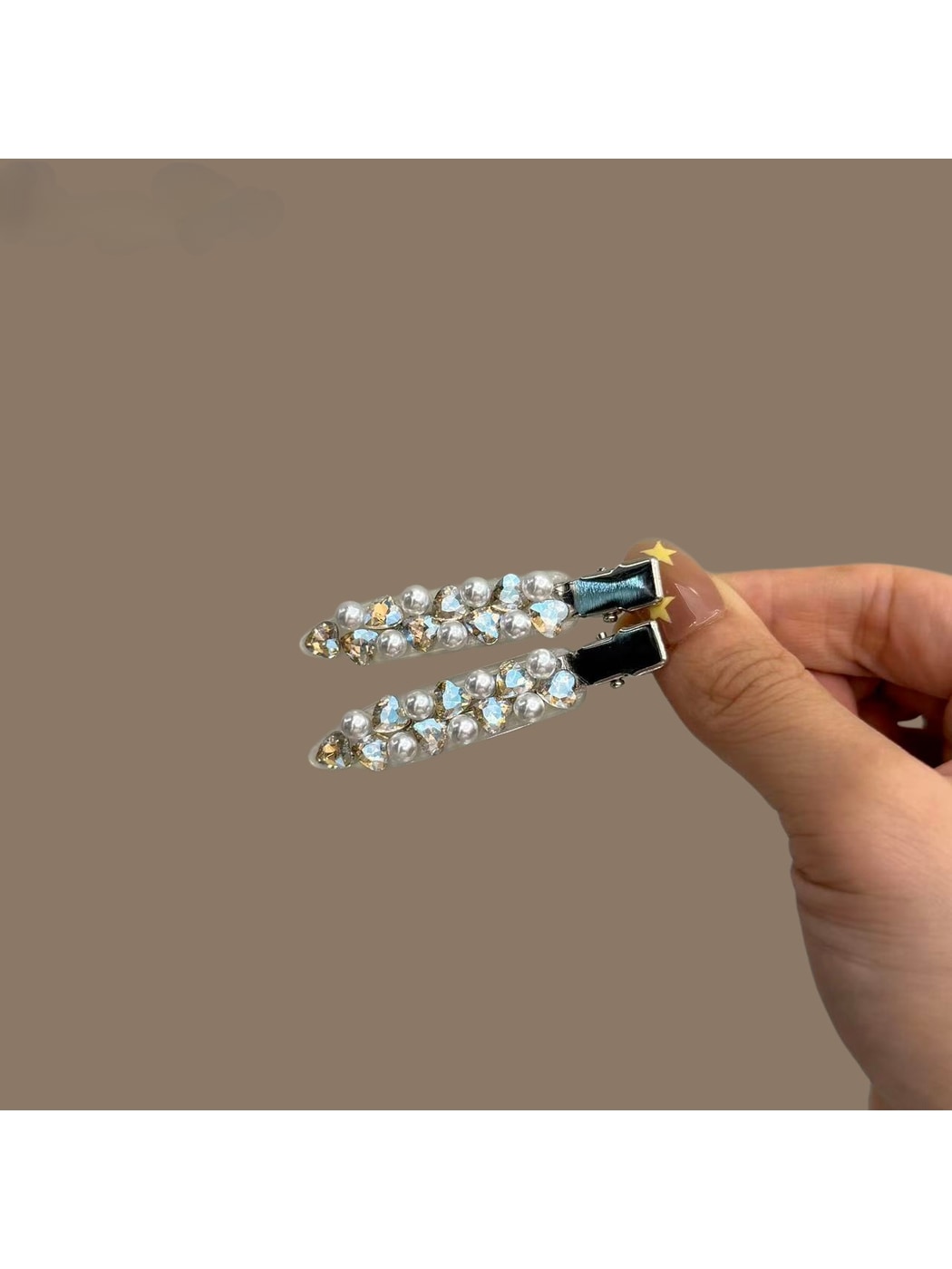 Beau - Sweet Geometric Bangs Styling Pair Hair Clip