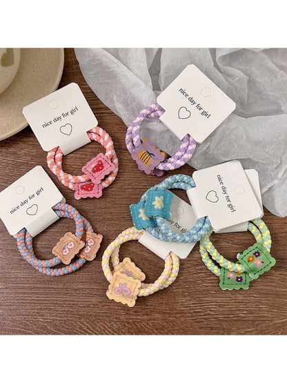 Gifty - Colorful Patterned Hair Ties - 2 Pack