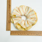 Gifty - Double Sided Pink Yellow Striped Scrunchies