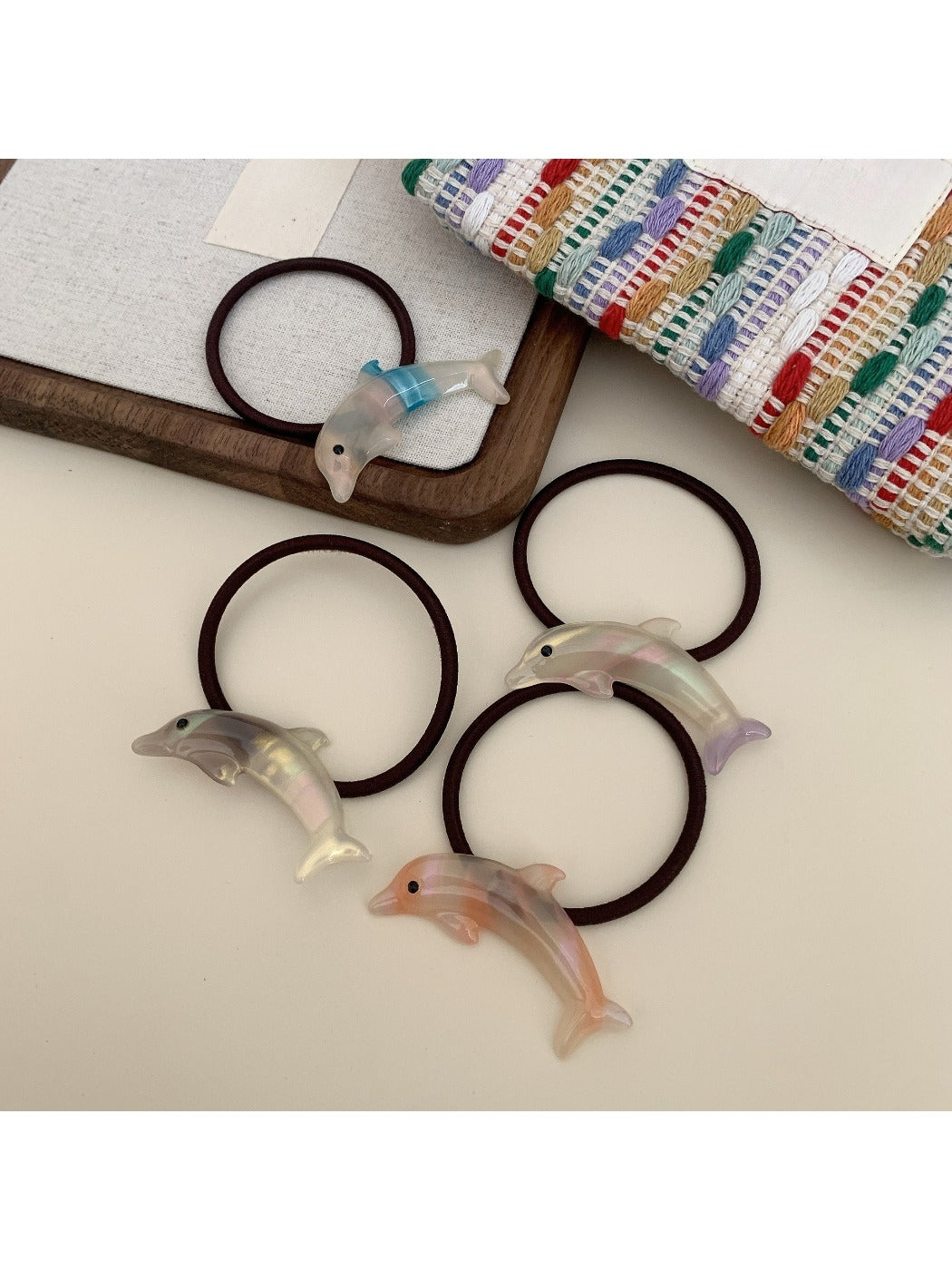 Gifty - Acetate Little Dolphin Hair Tie
