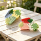 Beau - Sweet Strawberry Acetate Claw Clip