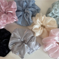 Gifty - Sheer Glossy Ruffle Polyester Scrunchie