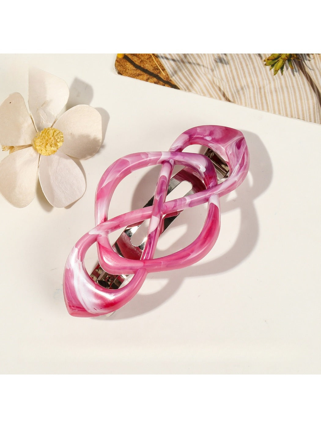 Beau - Stylish Hollow Plastic Hair Clip