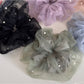 Gifty - Double Layer Ruffled Polyester Scrunchie
