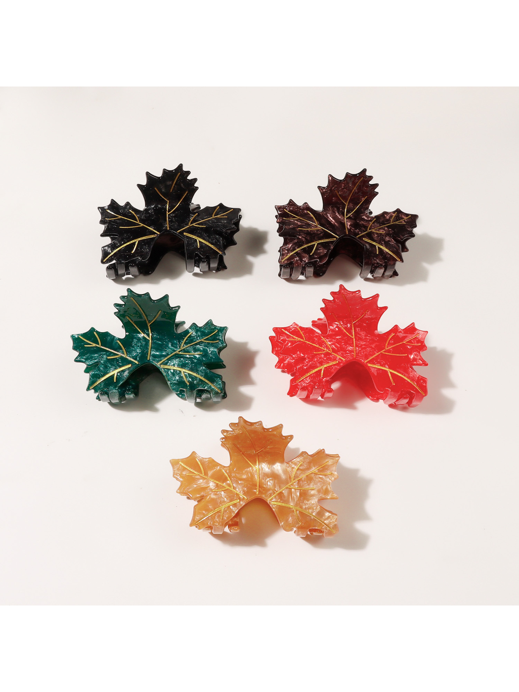 Beau - Vintage Maple Leaf Shape Claw Hair Clip
