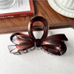 Beau - PC Bow Accent Geometric Ring Hair Claw Clip