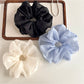 Gifty - Sheer Organza Polyester Fabric Scrunchie